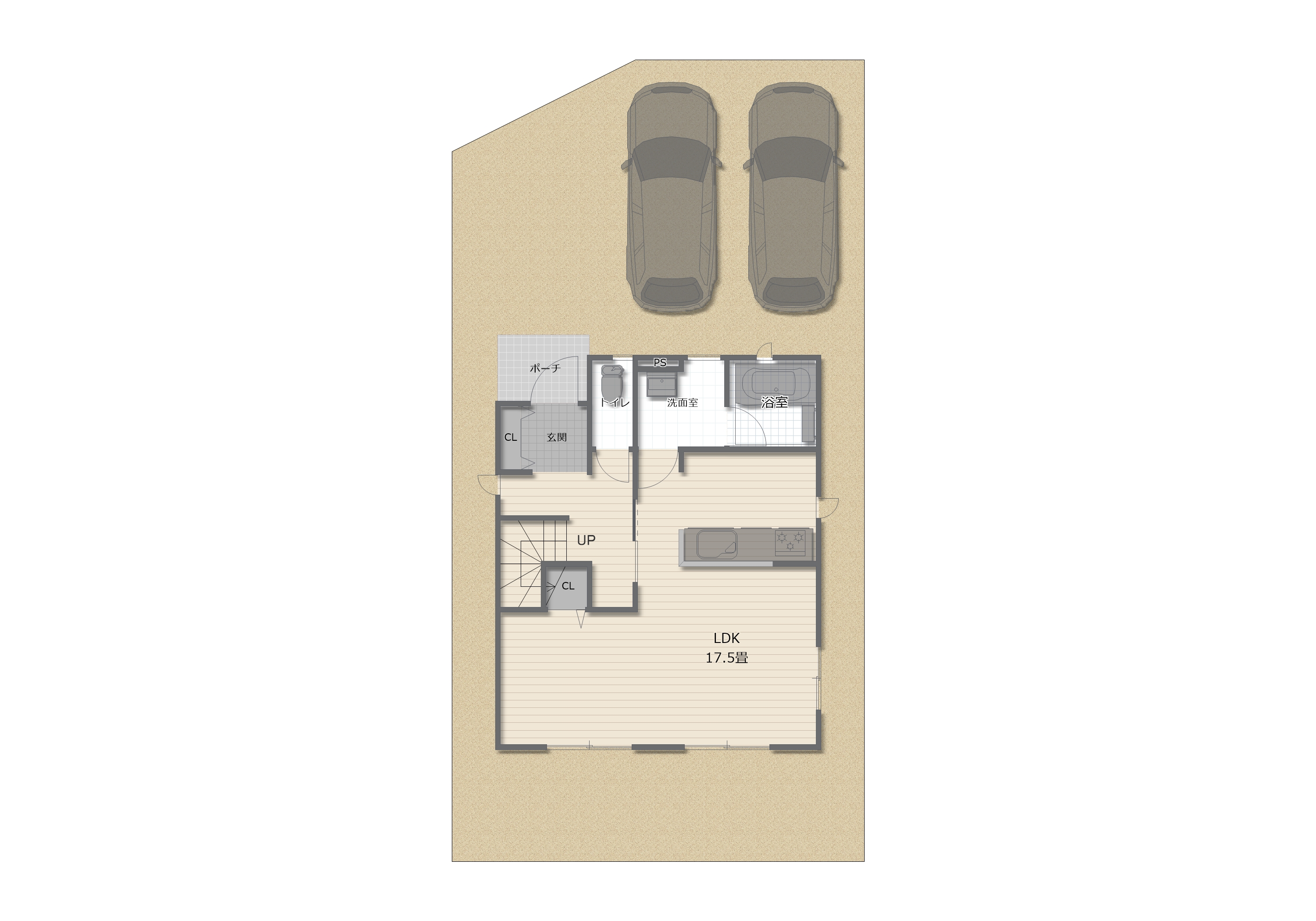 新天町 新築戸建住宅 1号棟